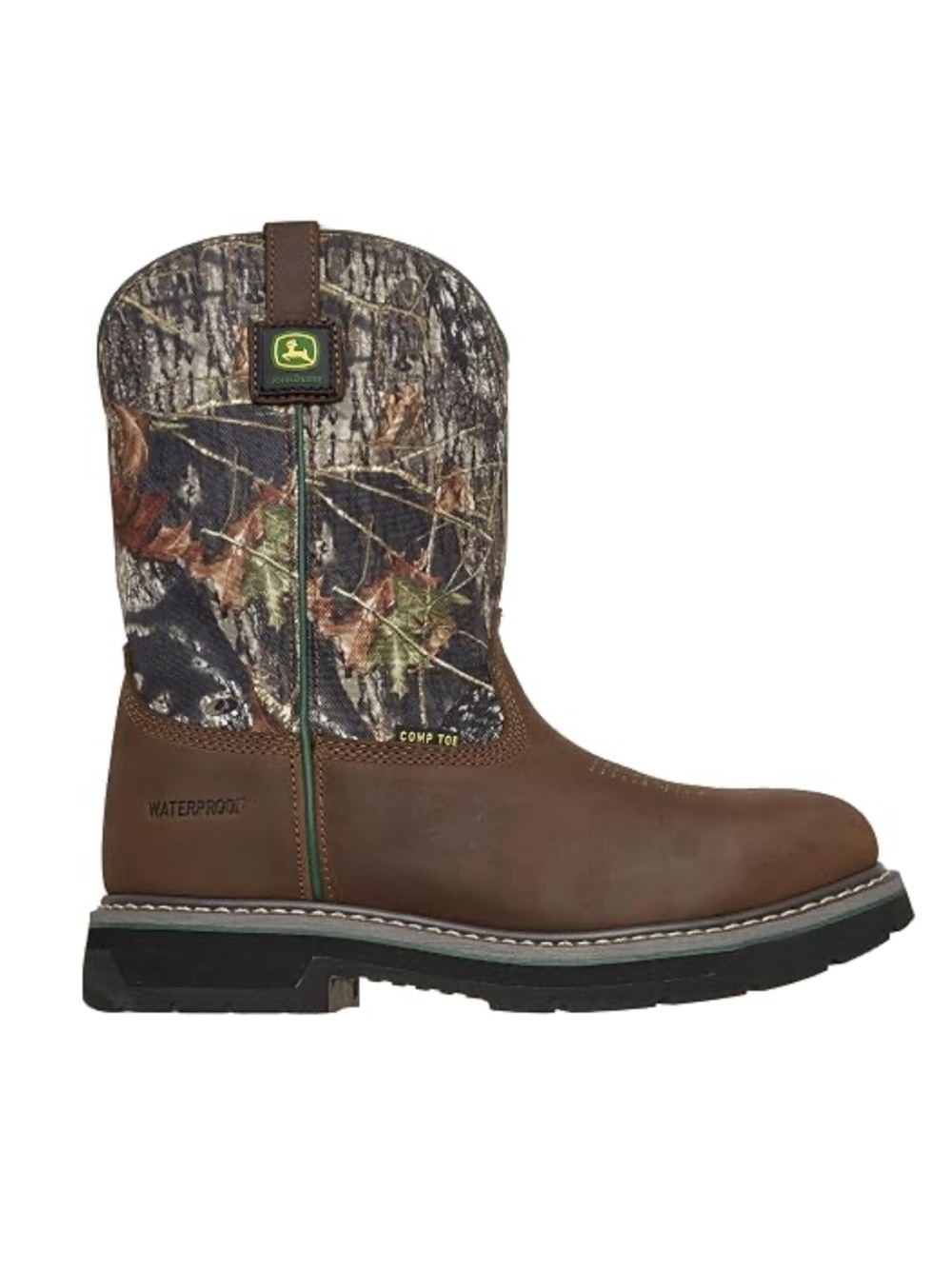 Skechers Men's John Deere Rowood Mossy Oak Shaft Wellington Boots Size 7.5